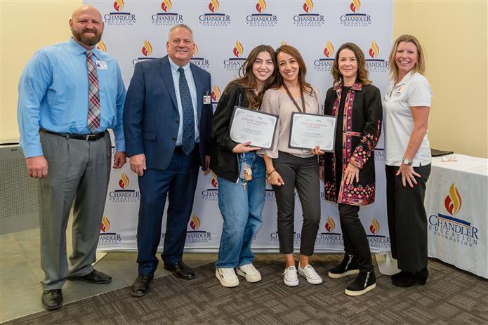 Mother and daughter Lifelong Learning Scholarship winners, Maria and Estafany Fernandez, are both employees.